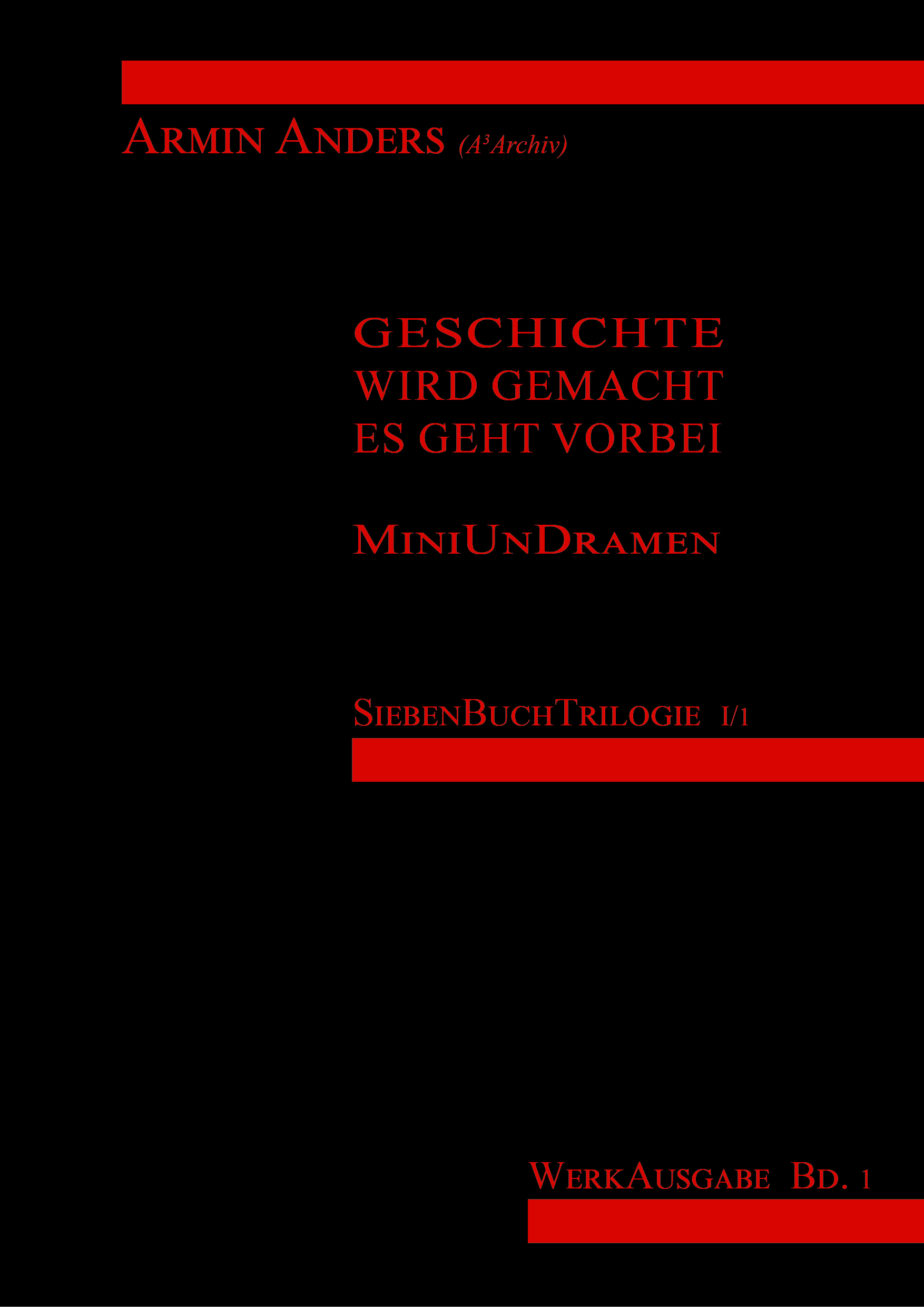 cover werkausgabe band 1