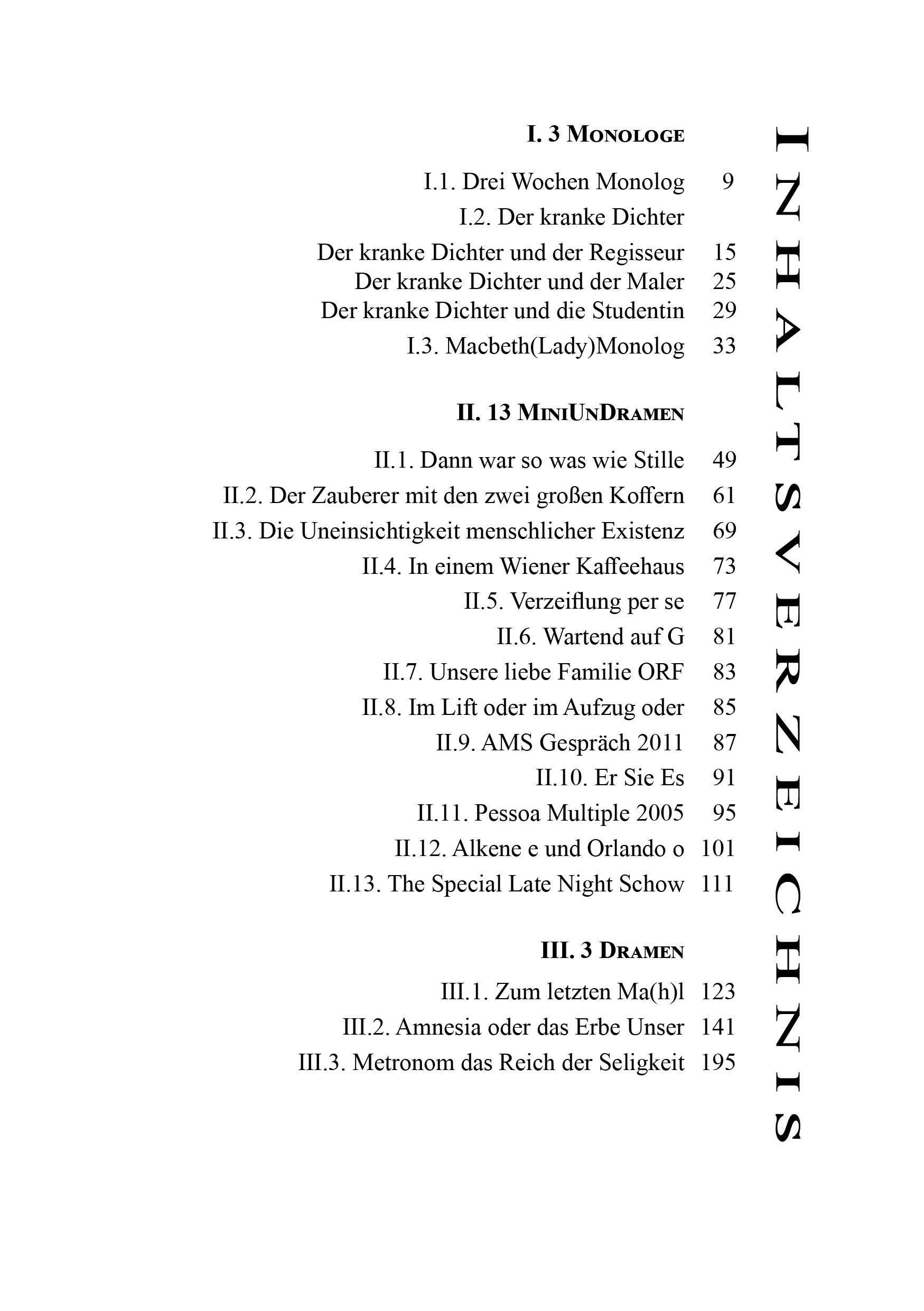 inhalt werkausgabe band 1